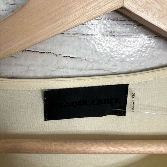 Blaque Label cream blouse top  - SIZE LARGE - Picture 6 of 9